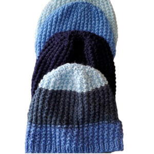 🎈$5 add on. Hats. Hand made new. Choose one or all four.